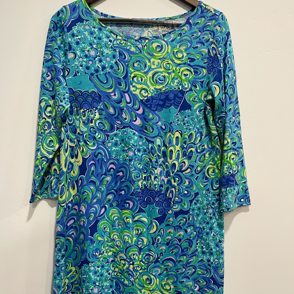 NWOT Lily Pulitzer Peacock Dress Size Medium